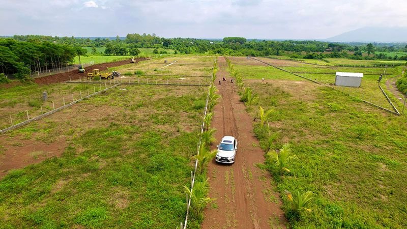 Khu vực dự kiến làm trại gà của anh Mít rộng bao la bát ngát