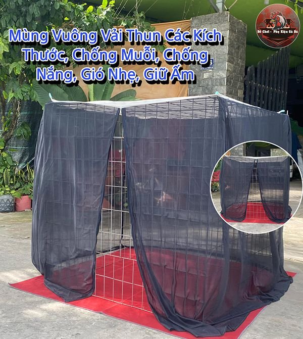 Trang bị mùng đuổi muỗi dành cho chiến kê